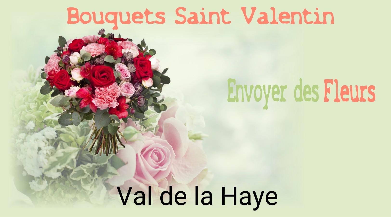 Roses de Saint-Valentin livrées à Val-de-la-Haye